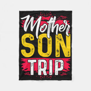 Manta Polar Madre madre hijo viaje camiseta veraniega familia