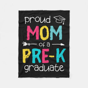 Manta Polar Madre madre prek familia de preescolar con graduad