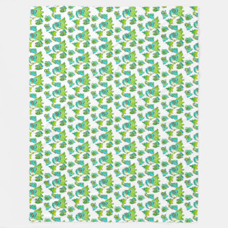 Manta Polar Madre y niños monstruo