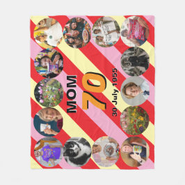 Manta Polar Madres 70 años 70 años gandma setenta