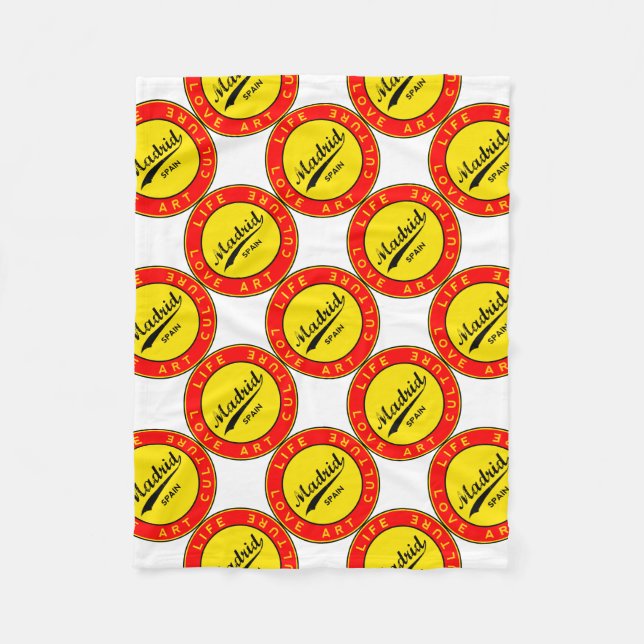 Manta Polar Madrid (Anverso)