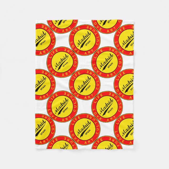 Manta Polar Madrid (Anverso)