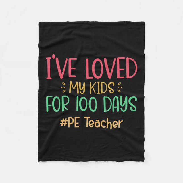 Manta Polar Maestra a la que he amado a mis hijos durante 100  (Anverso)