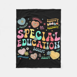 Manta Polar Maestra de Educación Especial Enseñanza Inspirador