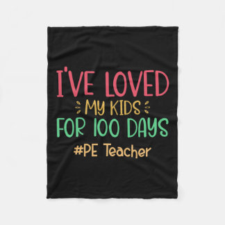 Manta Polar Maestra de Pe que he amado a mis hijos durante 100