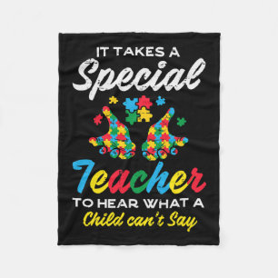 Manta Polar Maestra Especial Para Oír A Un Niño No Puede Decir