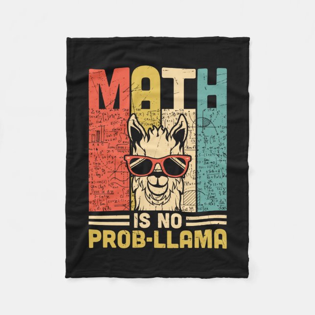 Manta Polar Maestra Matemática No Es Problema (Anverso)
