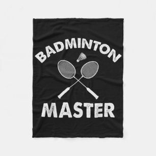 Manta Polar Maestro de bádminton Divertido jugador de bádminto