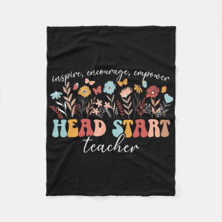 Manta Polar Maestro de Early Head Start Agradecimiento Head St