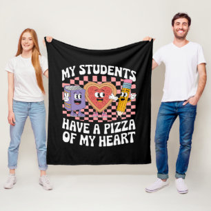 Manta Polar Maestro Mis Estudiantes Tienen Una Pizza De Mi Cor