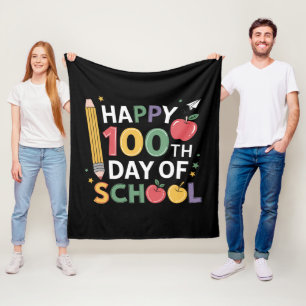 Manta Polar Maestros del Día 100 de la Escuela Feliz 100 Días
