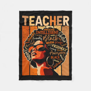 Manta Polar Magia de Maestra Negra Mes de la Historia Afroamer