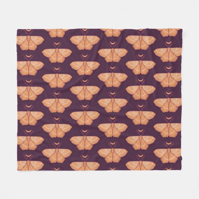 Manta Polar Magia de medianoche: Brujería nocturna (Frente (Horizontal))