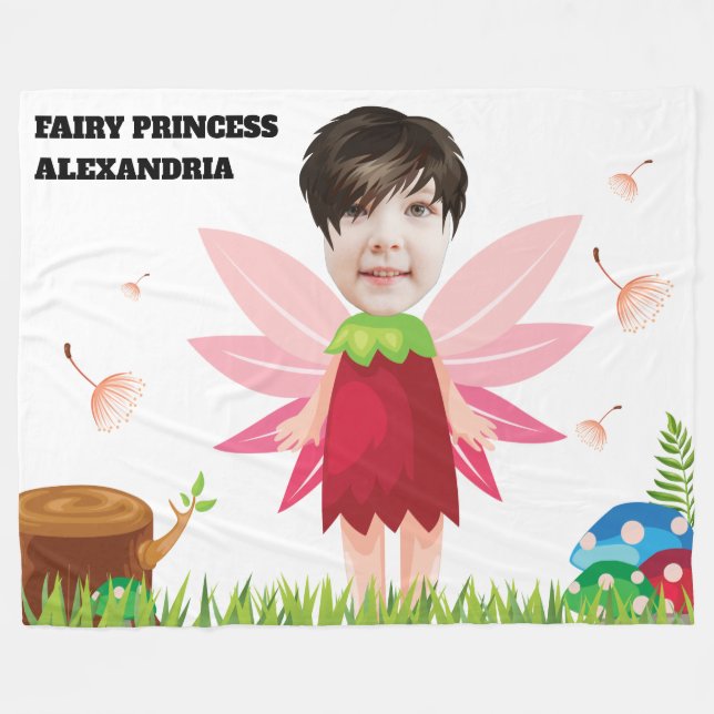 Manta Polar Magic Pixie Enchanted Fairy New Fun Kids Fab (Frente (Horizontal))
