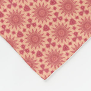 Manta Polar Mágica Floral Boho Silenciada