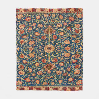 Manta Polar Magical Oriental Rug Pattern in Blue and Red