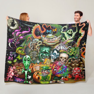 Manta Polar Mágicas criaturas Fleece Blanket
