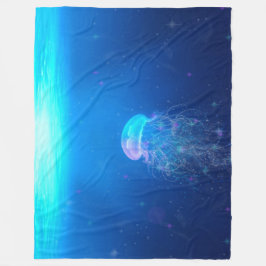 Manta Polar Magnífica Glittering Jellyfish Fantasy