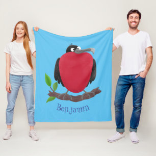 Manta Polar Magnífico personalizado de pájaro fragata