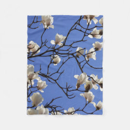 Manta Polar Magnolias florecientes