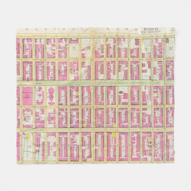 Manta Polar Mahattan, Nueva York 3 (Frente (Horizontal))