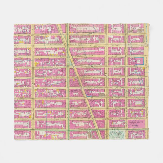 Manta Polar Mahattan, Nueva York 7 (Frente (Horizontal))