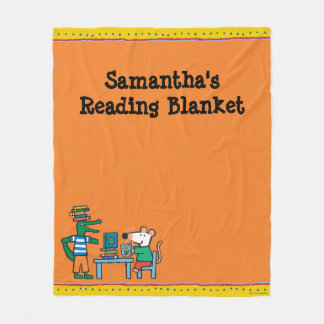 Manta Polar Maisy y los amigos gozan de la biblioteca