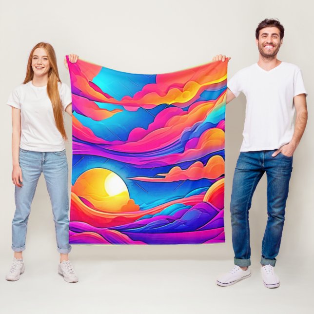 Manta Polar Majestad de A Sunset (In situ)