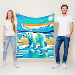 Manta Polar Majestad Polar: Paisaje Ártico