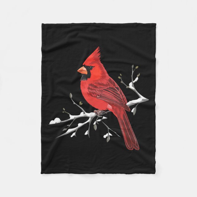 Manta Polar Majestic Red Cardinal Birdwatching Birdwatcher Bir (Anverso)