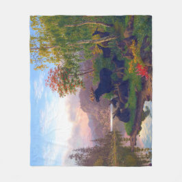 Manta Polar Majestuoso alce en un paisaje otoñal sueco