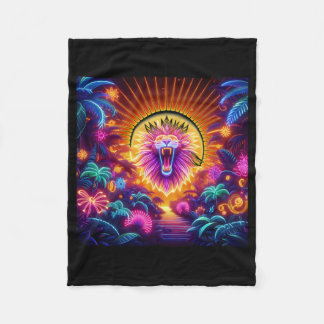 Manta Polar Majesty The Lion Neon Jungle BLANKET