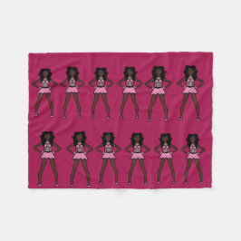 Manta Polar Majorette/ Dancer Fleece Blanket Cotton Candy