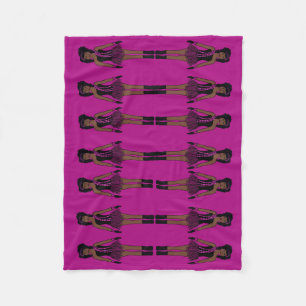 Manta Polar Majorette/ Dancer Fleece Blanket Fushia