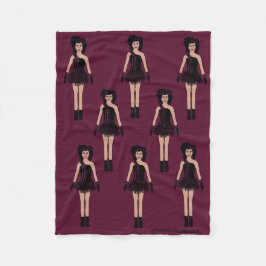 Manta Polar Majorette/ Dancer Fleece Blanket Mauve