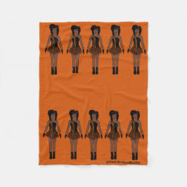 Manta Polar Majorette/ Dancer Fleece Blanket Naranja