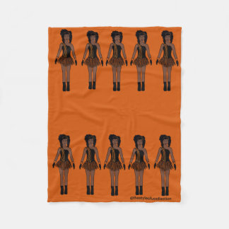 Manta Polar Majorette/ Dancer Fleece Blanket Naranja