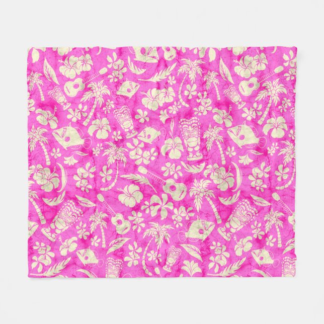 Manta Polar Makapuu Beach Hawaiian Batik (Frente (Horizontal))