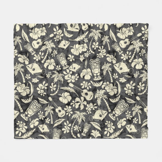 Manta Polar Makapuu Beach Hawaiian Batik (Frente (Horizontal))