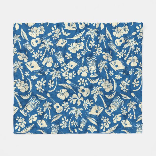 Manta Polar Makapuu Beach Hawaiian Batik (Frente (Horizontal))