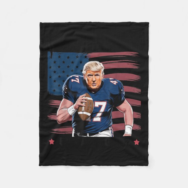 Manta Polar Make American Football Great Again Trump Usa Flag  (Anverso)
