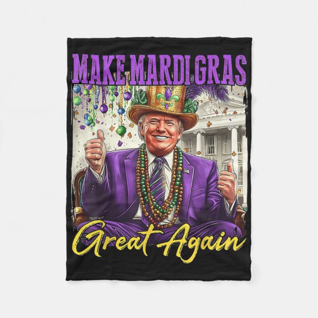 Manta Polar Make Mardi Gras Great Again  (Anverso)