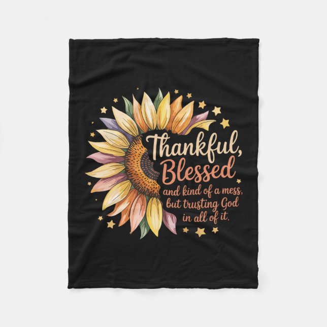 Manta Polar Make Thanksgiving Great Again Funny Turkey Preside (Anverso)