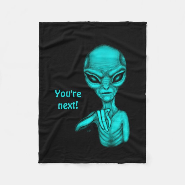 Manta Polar ¡Mala Alien, eres la siguiente! (Anverso)