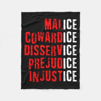 Manta Polar Malice Cowardice Disservice Prejudice Injustice