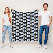 Malshi Fleece Blanket Con Texto