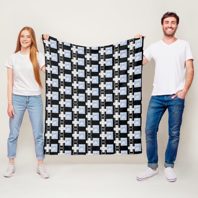 Manta Polar Malshi Fleece Blanket Con Texto (In situ)