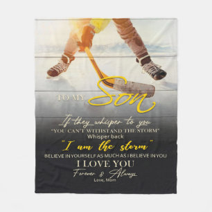 Manta Polar Mamá a mi hijo Regalo, Hijo Idea de Regalo de Cump