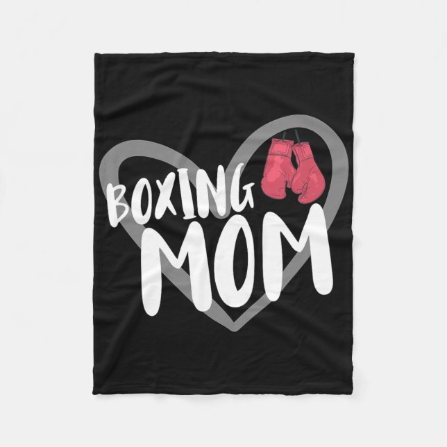 Manta Polar Mamá boxeadora  (Anverso)