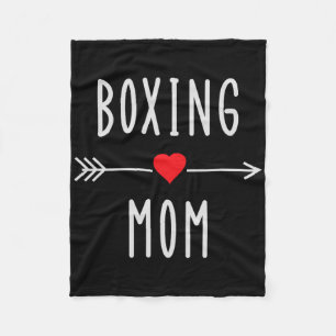 Manta Polar Mamá boxeadora divertida boxeo femenino Mma Muay T